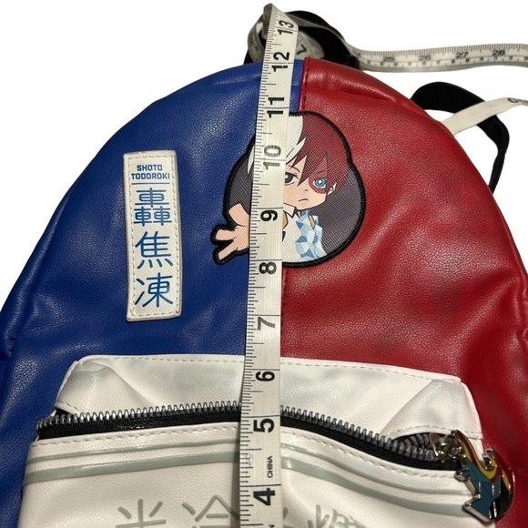 My Hero Academia Shoto Todoroki Blowfish Faux Leather Backpack - Picture 13 of 15